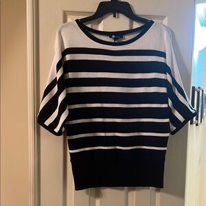 AB Studio Women’s Monochrome Striped Top